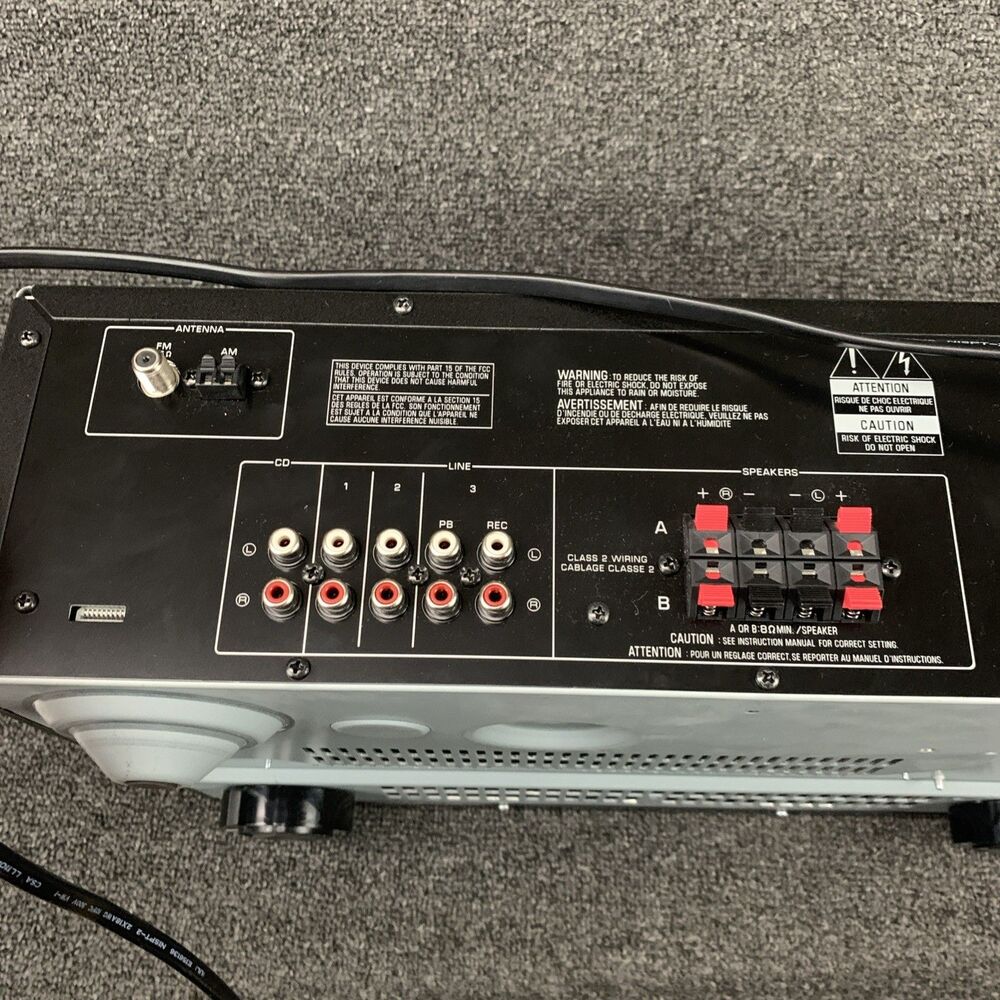 Yamaha R-S201 Natural Sound Stereo Receiver AM/FM Tuner Tested - Picture 7 of 8